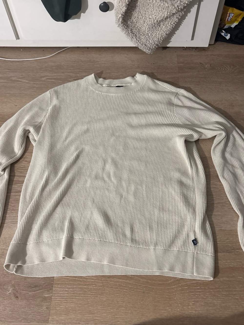 GAP cream mens sweater